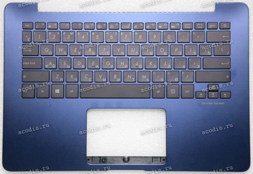 Keyboard Asus UX430UAR-1B тёмно-синий, русифицированный (90NB0EC2-R33RU0)+ Topcase