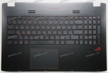 Keyboard Asus GL552VW-1A  черная, русифицированная (90NB09I1-R31RU0, 13N0-RZA0F41, 13NB07Z1AP0341)+ Topcase