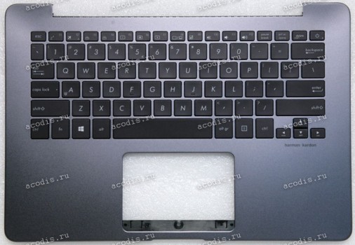Keyboard Asus UX430UA-1A серая, металлик, нерусифицированная (90NB0EC1-R31UI0) + Topcase