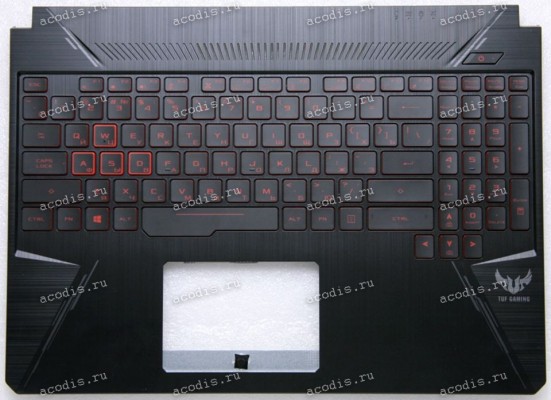 Keyboard Asus FX505GE TUF Gaming чёрный матовый, русифицированная  (90NR00S3-R32RU0, 13NR00S3AP0311, 13N1-5JA0A01) + Topcase