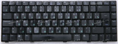 Keyboard Asus A8*,A86,A88,V6000*,V6800*,VX1,W3*,W3000*,W6,W6000,Z99* русифицированная, чёрная матовая (K020662J1, 04GNCB1KRUS4, 063110219)
