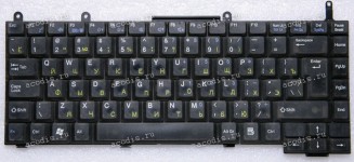Keyboard RoverBook Explorer H575, H576L русифицированная, чёрная матовая (20034700388, AEE11MD7011, K020346H1)