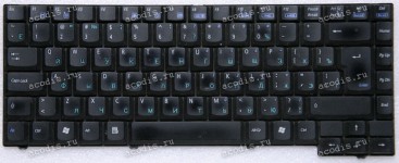 Keyboard Asus A9*, X50, X51* чёрная матовая,  русифицированная (04-NF01KRU01, Z94, 9J.N5382.U0R, E3U0R)