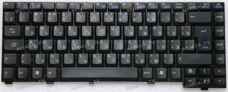 Keyboard Asus A3, A3G, A3L, A3N, A6, A6E, A6F, A6G, A6Ga, A6J, A6Ja, A6Jc, A6Je, A6Jm, A6K, A6Km, A6Kt, A6L, A6M, A6N, A6Ne, A6R, A6Rp, A6T, A6Tc, A6U, A6V, A6Va, A6Vc, A6Vm, A32, A3000, A3000E, A3000G, A3000L, A3000N, A3500L, A6000 чёрная матовая, русифи