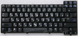 Keyboard HP Compaq NC6000 чёрная с джойстиком (332948-251, NSK-C360R, 344391-251, BD2201HCT)