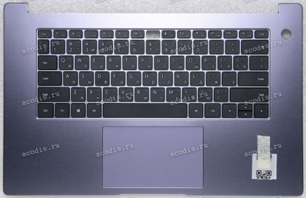 Keyboard Huawei Honor MateBook D 15 Intel BoB-WAI9, MagicBook X 15 BBR-WAI9 2021AP3137 серая, русифицированная (02353LSB , BohrK-WAQ9AR, BohrK-WAQ9BL, 9Z.NG25H.00R, QA29462078002460)+Topcase