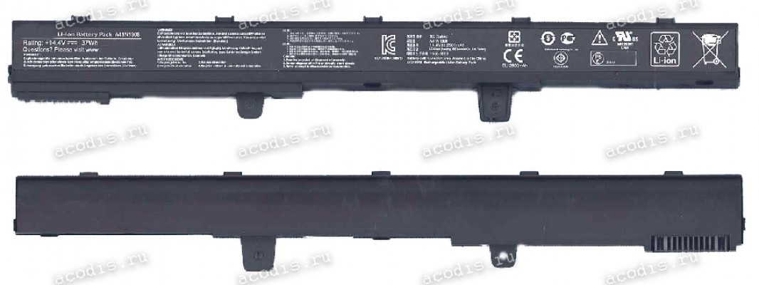 АКБ Asus X451 (11,25V 3000mAh 33Wh Prod. A31N1319, 0B110-00250800) original new