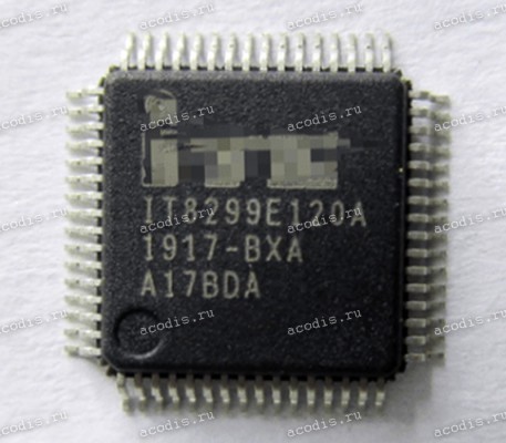 Микросхема ITE IT8299E-120A/BX LQFP64 (Asus p/n: 06037-00340000, 06037-00340100) IT8299E120A BXA, BXS, CXA, CXS NEW original Микросхема ITE IT8299E-120A/BX LQFP64 (Asus p/n: 06037-00340000, 06037-00340100) IT8299E120A BXA, BXS, CXA, CXS NEW original