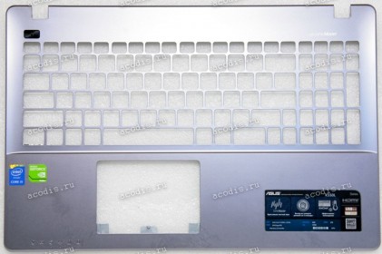 Palmrest Asus K550L серо-серебристый (13NB00T1AP1211, 13N0-PEA0Q11)