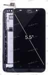 5.5 inch ASUS ZE550ML (ZenFone 2) (LCD+тач)  черный с рамкой 1280x720 LED  разбор / оригинал
