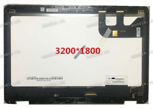 13.3 inch ASUS UX360CAK (LTN133YL03 + тач) с рамкой 3200x1800 LED  разбор