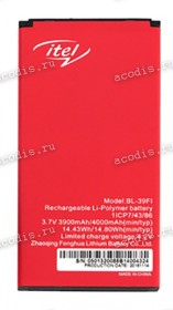 АКБ ITEL IT5630 (3.7V 3900mAh 14.43Wh 1ICP7/43/86) BL-39Fl, BL-39FI new ориг