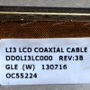 LCD LVDS cable Lenovo ThinkPad X130, X131e, X140e, E135 (p/n DD0LI3LC000, FRU 04W3868)