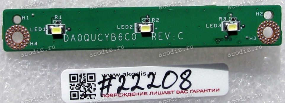 LED board Lenovo IdeaCentre C205 (p/n: DA0QUCYB6C0, 3YQUCLB0000, 31048357)