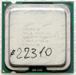 Процессор Socket LGA 775 Intel Core 2 Duo E4300 (p/n: SL9TB) (1.8GHz=166MHz x 9, 2Mb, 65 nm, 800 MT/s