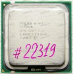 Процессор Socket LGA 775 Intel Celeron 440 (SL9XL) (2.00GHz=200MHz x 10, 512kB, 65nm, 800 MT/s, 1.05-1.3 V, 775pin, 35W) SL9XL (A1), HH80557RG041512