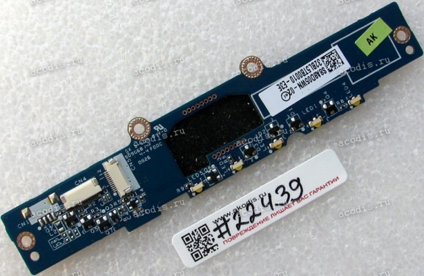 TouchPad Mouse Button board Toshiba Satellite P300D (p/n: DABL5STR6E0) REV:E