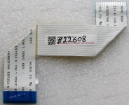 LCD LVDS FFC шлейф мониторный обратный 30 pin, шаг 1.0 mm, длина 185 mm BenQ Q7T3, без замков