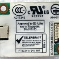 Modem Card Dell 1300, 1501, 1521, 1520, 1525, B130, 6400, PP21L, PP23LA (p/n 3652B-RD02D110)