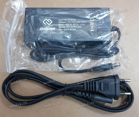 БП Digma для электросамоката HF5.5-6-BK  DC-DHN-294150-A DC 29.4V, 1.5A