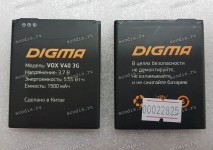 АКБ Digma Vox V40 3G (VT4055MG, 3.7v, 1500mAh)