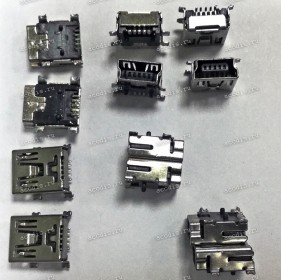 MicroUSB Jack Type B 5 pin SMD (#22860)