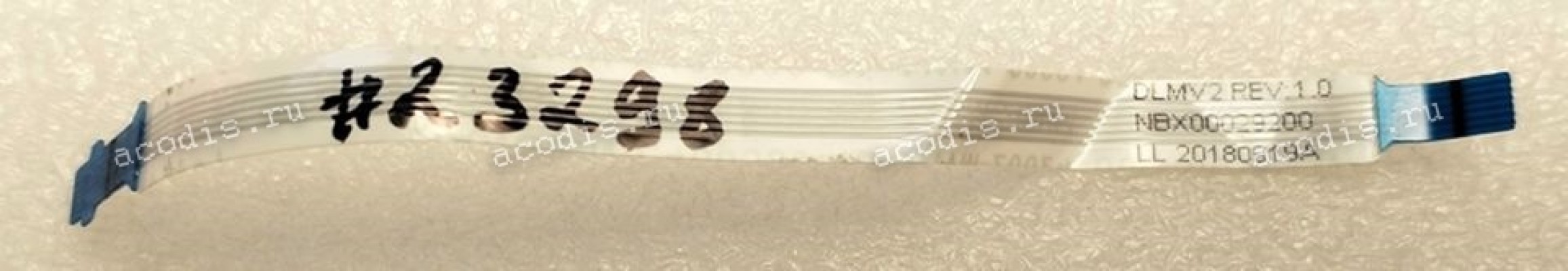 FFC шлейф 6 pin прямой, шаг 0.5 mm, длина 90 mm Power Asus G800VI, GX800VH (p/n 14010-00442200) FFC шлейф 6 pin прямой, шаг 0.5 mm, длина 90 mm Power Asus G800VI, GX800VH (p/n 14010-00442200)