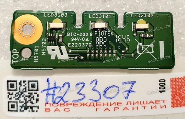 LED board Asus E403NA (p/n: 90NB0DT0-R10020)