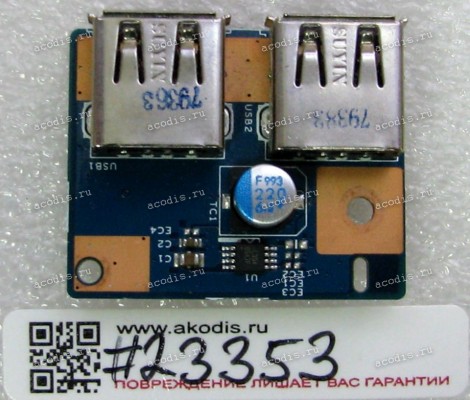 USB board Acer Aspire 5542, 5242, 5536, 5236, 5738, 5338, 5740, 5542G (p/n: 48.4CG04.011)