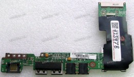 USB & Audio & CardReader & RJ-45 board Asus Eee PC 1015B (p/n 60-0A3AI03000-A02, 69NA3AB14A02-01)
