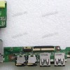 USB & Audio & CardReader & RJ-45 board Asus Eee PC 1015B (p/n 60-0A3AI03000-A02, 69NA3AB14A02-01)
