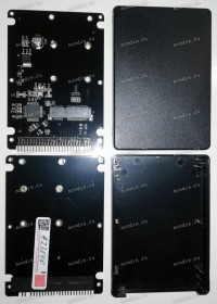 Переходник mSATA в IDE 44 pin 2,5 mm MSATA TO IDE INPUT BOX 2,5" (PATA) (mSATA half & full)