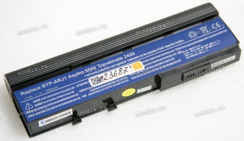 АКБ Acer Aspire 2420, 2920, 3620, 3623, 3628, 3640, 3670, 5540, 5541, 5542, 5550, 5560, 5561, 5562, 5563, 5590, Extensa 3100, 4120, 4230, 4620, 4630, TravelMate 2420, 2423, 2424, 2428, 2440, 2470, 3010, 3240, 3242, 3250, 3280, 3282, 3284, 3290, 3300, 3302