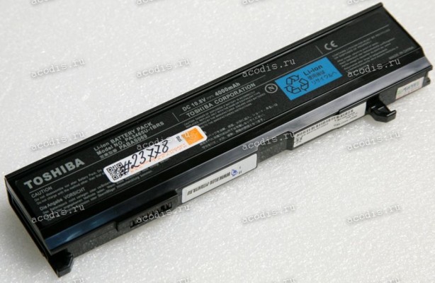 АКБ Toshiba Satellite A100, A105, A110, A115, A80, A85, Pro M40, M45, M55, M70 10.8v/4000mAh (PA3465U-1BRS, PABAS069) original