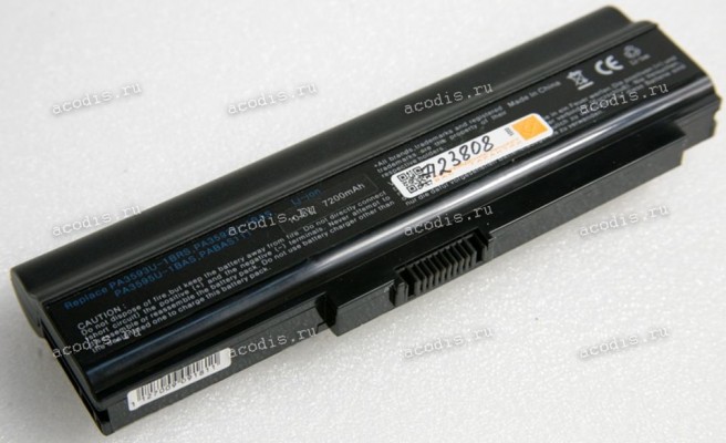 АКБ Toshiba Dynabook CX, SS, Portege M600, Equium Satellite Pro U300, U305, Tecra M8 7200 mAh (PA3593U-1BAS, PA3594U-1BRS, PA3595U-1BRM, PA3595U-1BRS, PABAS111, PABAS112)