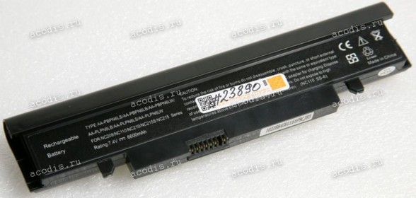 АКБ Samsung NP-NC110, NC210, NC215, NC220, NC230 6600mAh (AA-PBPN6LB, AA-PBPN6LS, AA-PLPN6LB) non-original