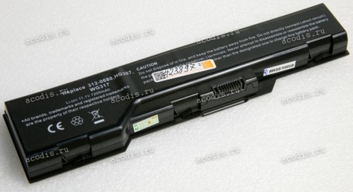 АКБ Dell XPS M1730 7200mAh (HG307, WG317, 312-0680, XG510) non-original