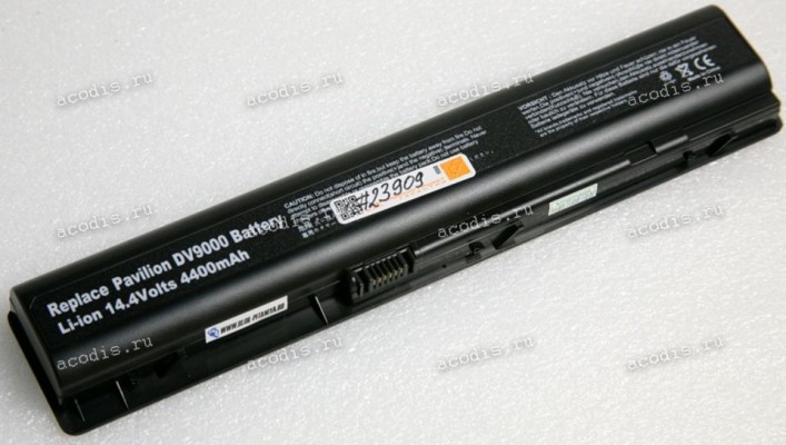 АКБ HP Pavilion dv9000 4400mAh (HSTNN-IB34, HSTNN-IB40, 416996-131, 416996-521) replace