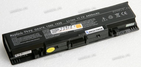 АКБ Dell Inspiron 1520, 1521, 1720, 1721, Vostro 1500, 1700 4400mAh (GK479, 312-0518, 1520, FK890, NR239, GP952, FP282) replace