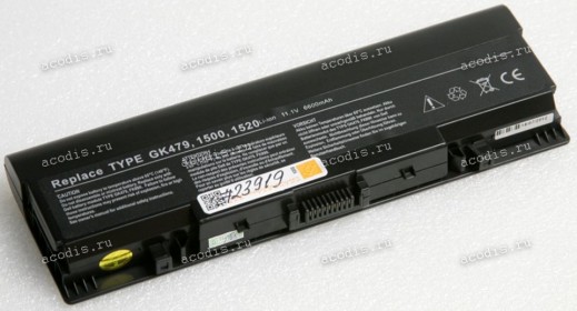 АКБ Dell Inspiron 1520, 1521, 1720, 1721, Vostro 1500, 1700 6600mAh (GK479, 312-0518, 1520, FK890, NR239, GP952, FP282) replace