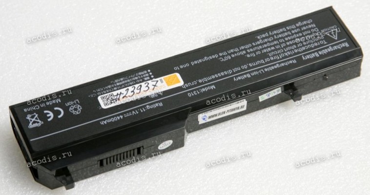 АКБ Dell PP36L, PP36S, Vostro 1310, 1320, 1510, 1520, 2510 4400mAh (K738H,T112C, T114C, T116C, 0N956C, 0N958C, K738H, N950C, 312-0725, 312-0724 ) non-original