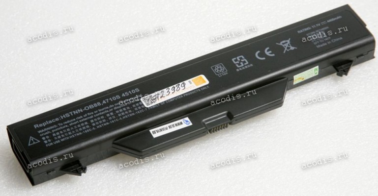 АКБ HP ProBook 4510, 4515, 4710, 4720s. 4400mAh (535808-001, HSTNN-1B1D, NBP8A157B1, HSTNN-OB88, HSTNN-I60C-5, HSTNN-I61C, HSTNN-I61C-5, HSTNN-I62C, HSTNN-I62C-7) replace