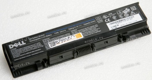 АКБ Dell Inspiron 1520, 1521, 1720, 1721, Vostro 1500, 1700 56Wh (GK479, 312-0518, 1520, FK890, NR239, GP952, FP282) original