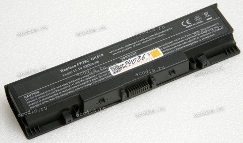 АКБ Dell Inspiron 1520, 1521, 1720, 1721, Vostro 1500, 1700 5200mAh (GK479, 312-0518, 1520, FK890, NR239, GP952, FP282) replace