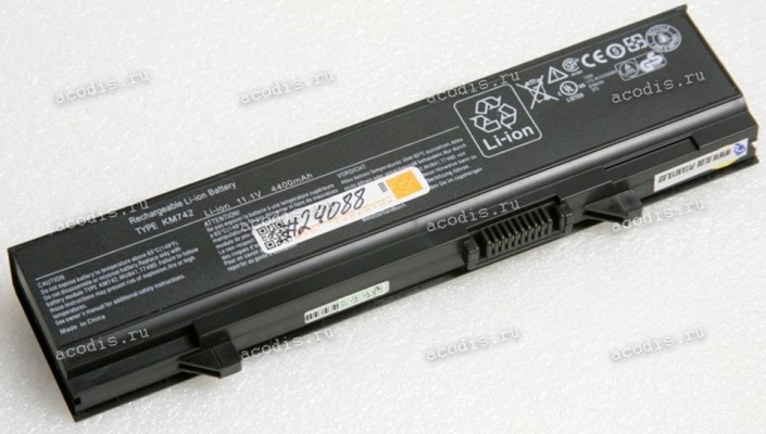 АКБ Dell Latitude E5400, E5500, E5410, E5510 4400mAh (KM742, PW640, MT186, RM656, U725H, W071D, X064D, Y568H, 312-0762, MT193, MT196, MT332, P858D, PW651, PW640, PW649, KM760, KM769, KM970, RM656, RM661, RM668, RM680, T749D, U725H, U116D, W071D) replace