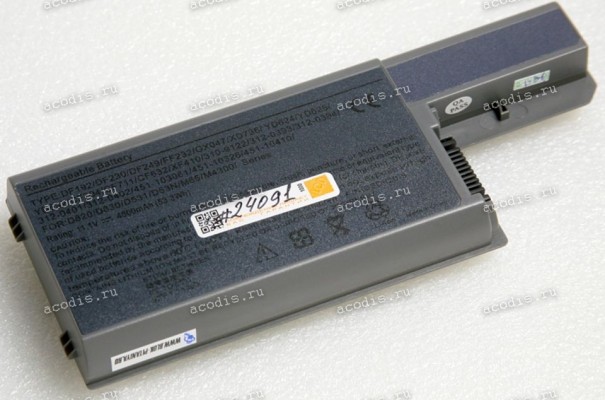 АКБ Dell Latitude D531, D820, D830, Precision M4300, M65 4800mAh (CF623, CF704, YD623, YD624, 312-0394, 312-0401, 312-0402, DF192, DF130, DF249, FF232, M4300, D531, D830, 310-9122, CF711, YD626) non-original