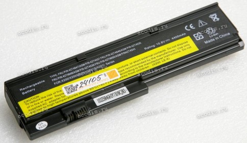 АКБ Lenovo/IBM ThinkPad X200, ThinkPad X201 4400mAh (42T4647, 42T4537, 42T4543, 42T4646, 42T4647, 42T4694, 42T4823, 42T4825, 42T4837, 42T4534, 42T4537, 42T4538, 42T4648, 42T4650, 42T4696, 42T4834, 42T4835) non-original