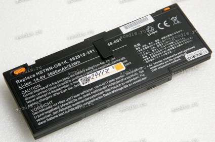 АКБ HP Envy 14 3600mAh/53Wh (593548-001, HSTNN-I80C, HSTNN-OB1K, HSTNN-XB1S, HSTNN-XB1K) replace