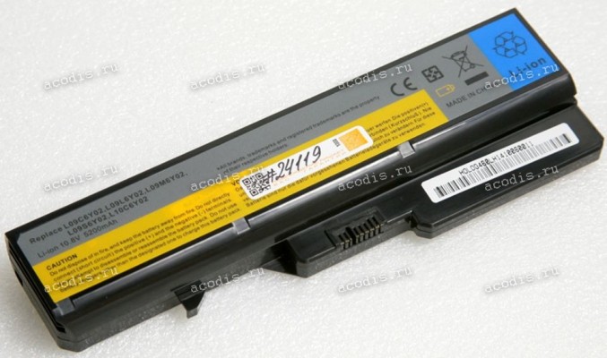 АКБ Lenovo IdeaPad G555, G550, G530, G450, G430, B550 5200mAh (42T4727, 42T4728, 42T4575, 42T4577, 42T4579, 42T4581, 42T4582, 42T4583, 42T4585, 42T4586, L08O4C02, L08O6C02, L08S6C02, L3AAA2V, L08S6Y02, L08L6Y02, L08N6Y02) replace