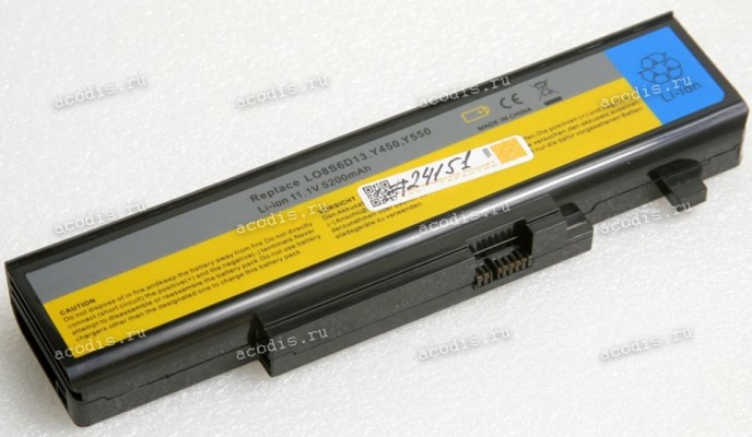 АКБ Lenovo Ideapad Y550, Y450 5200mAh (L08O6D13, L08S6D13, L08O6D13, L08L6D13, 55Y2054) replace